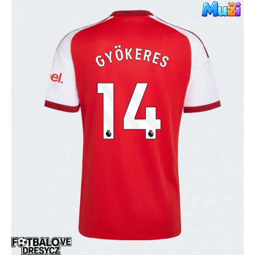 Arsenal Viktor Gyokeres #14 Domácí Dres 2026-27 Krátký Rukáv Arsenal Viktor Gyokeres #14 Domácí Dres 2026-27 Krátký Rukáv